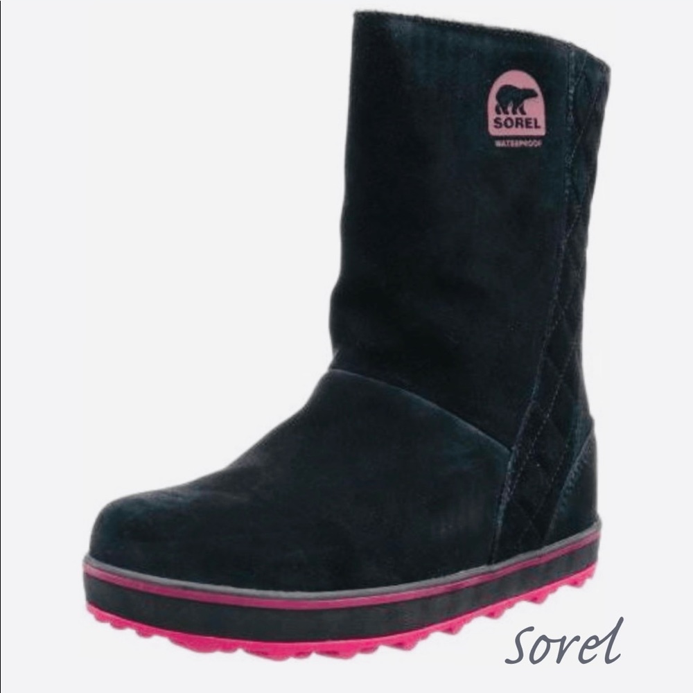 Sorel Women’s Glacy Waterproof Suede Boots